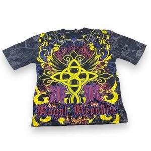 Royal Republic XL All Over Print T-Shirt Hip Hop Streetwear High Fashion